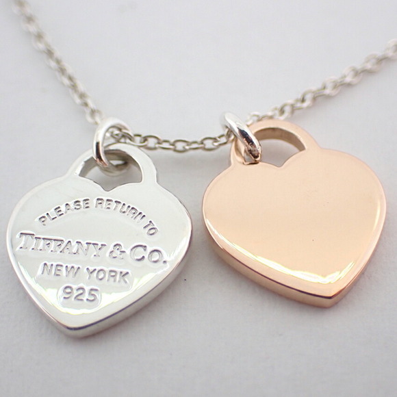 TIFFANY Silver Heart Necklace - Picture 6 of 10